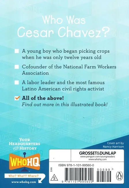 Rau, Dana Meachen, Who Was Cesar Chavez?